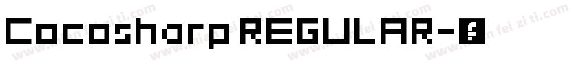 Cocosharp REGULAR字体转换